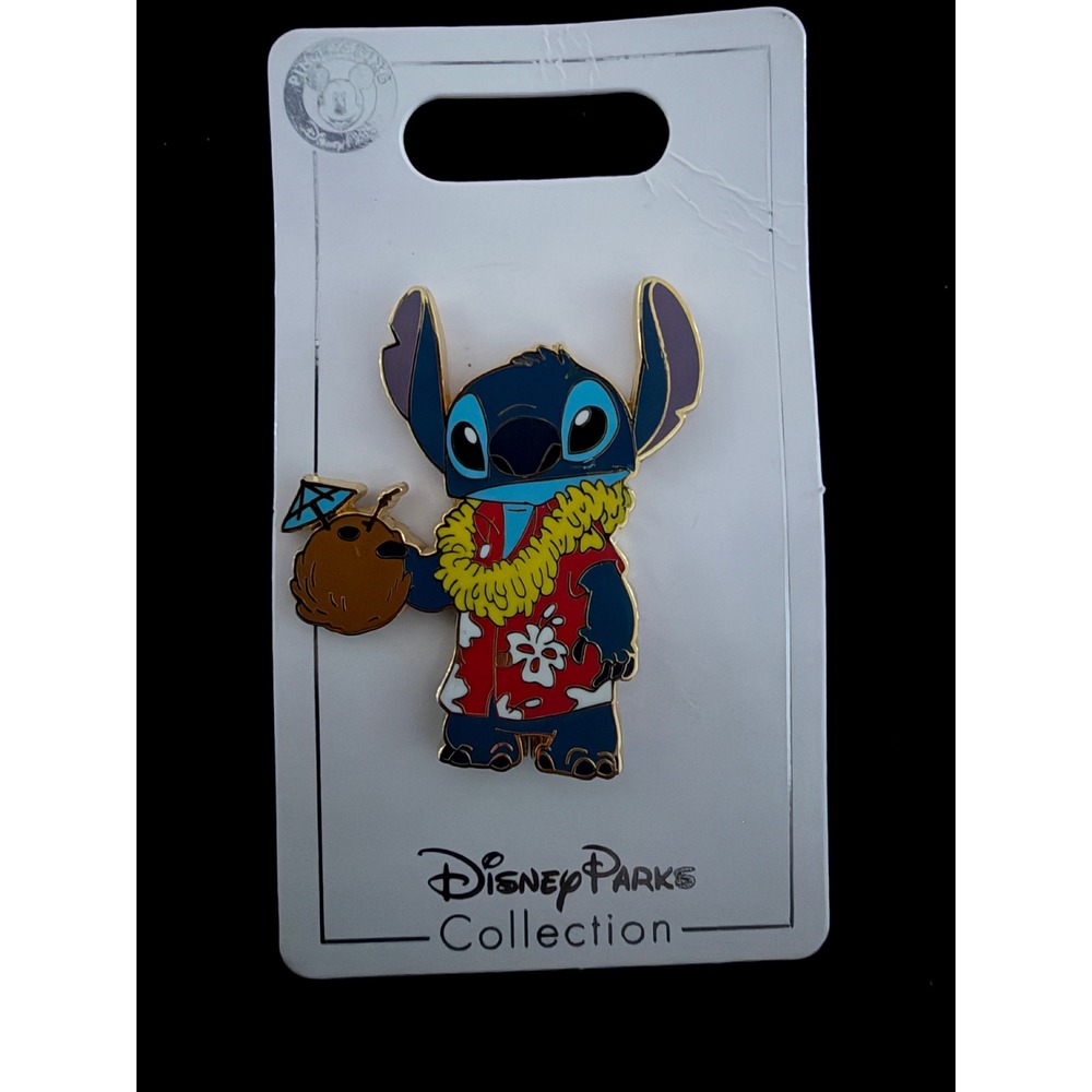 Disney Stitch Hawaiian Aloha Shirt Series Enamel Pin Disney Parks Trading 2007